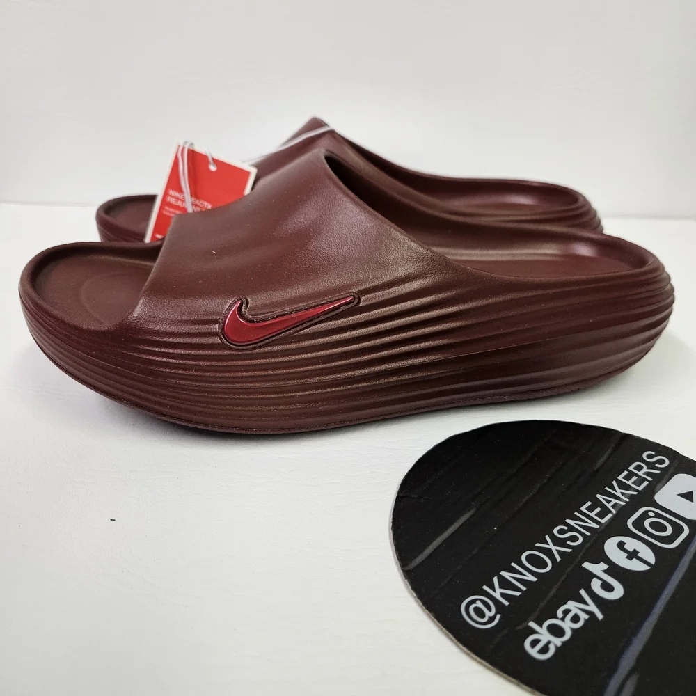 Nike ReactX Rejuven8 Slide Team Red HV4479-600 Men's Size 9